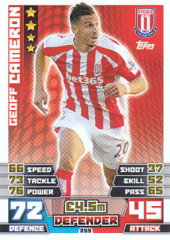 Geoff Cameron Stoke City 2014/15 Topps Match Attax #255